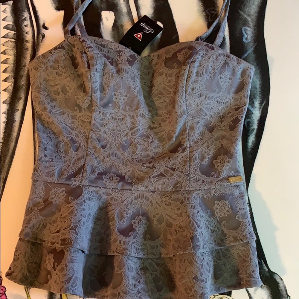 GUESS BUSTIER GREY SIZE S